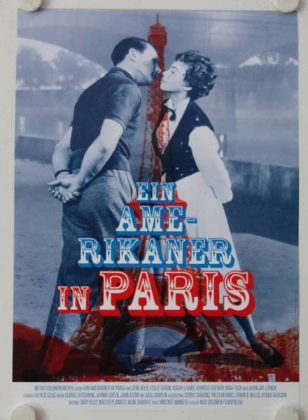Ein Amerikaner in Paris originales deutsches Filmplakat (R99)
